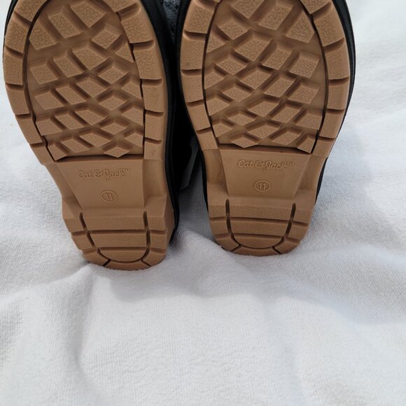 Cat & Jack Size 11 Black Toddler Winter Boots - Picture 5 of 14